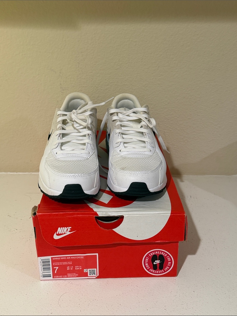 Nike White Athletic Shoes